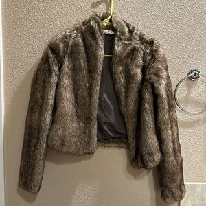 Hollister Faux Fur Jacket